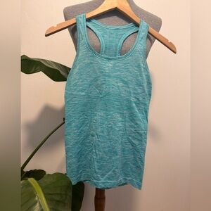 Lululemon Athletica Blue Racerback Tank Top